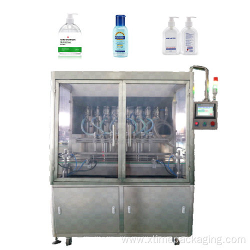 Automatic liquid filling and capping machine